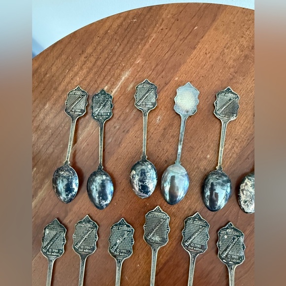 Vintage 1980 ARS First Edition Hummel Collector Spoons Lot of 13 Silverplate - Picture 10 of 10